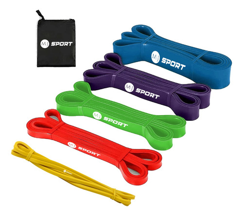 Ligas Resistencia 5 Bandas Elastica Pull Up Crossfit Entrena