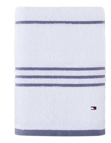 Toalla Baño Tommy Hilfiger Original Grande Algodón Blanco 1