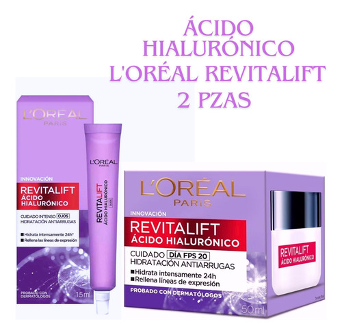 Revitalift Gel Contorno De Ojos Y Crema Ácido Hialurónico