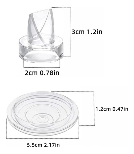 Conjunto De Diafragma De Silicone E Boca De Pato, Válvulas D