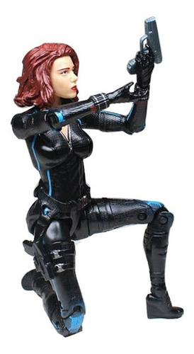 Imagem 8 de 10 de Boneco Pantera Negra + Viúva Negra Marvel Legends + Brinde!