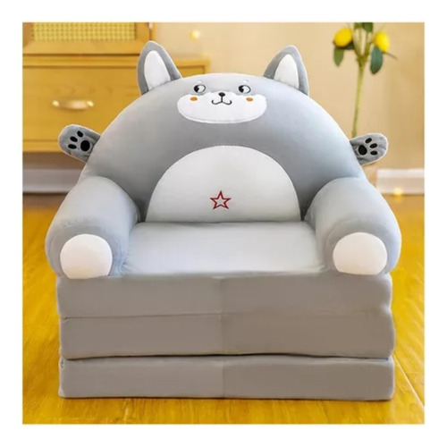Sofá Plegable For Niños Pequeños, Sillón, Funda Lavable