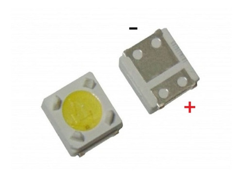 Pack 10 Led 3v 1w 3535  Para Tiras De Backlight 4 Picos  