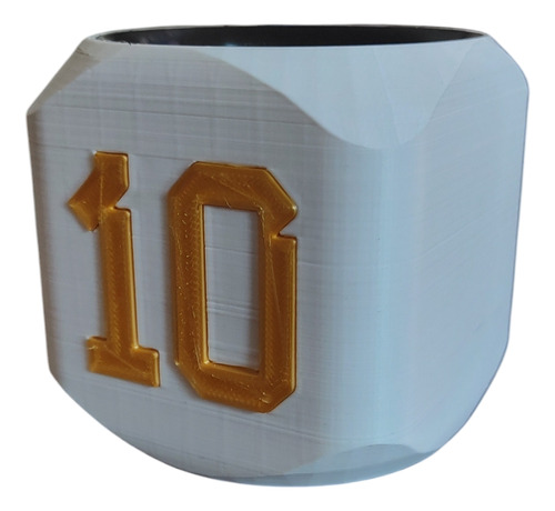 Mate Selección Argentina Impreso En 3d Blanco Personalizado