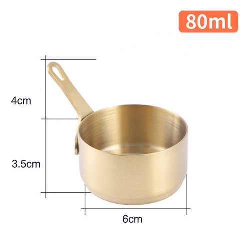 Plato De Inmersión De Cucharón De De Metal Para Oro Medio