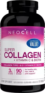 Neocell Super Collagen + Vitamin C & Biotin 270 Unidades