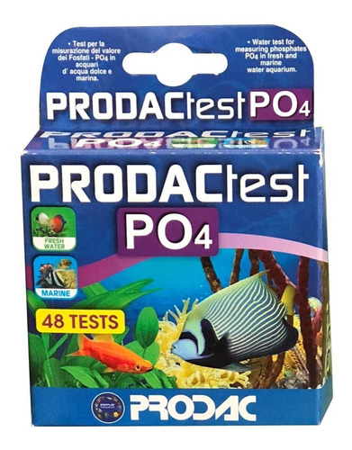 Test De Fosfatos Po4 Prodac Acuarios De Agua Dulce Y Marinos
