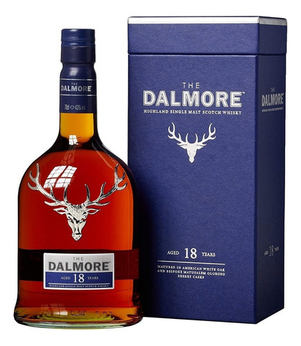 Whisky Single Malt The Dalmore 18 Años Origen Escocia.