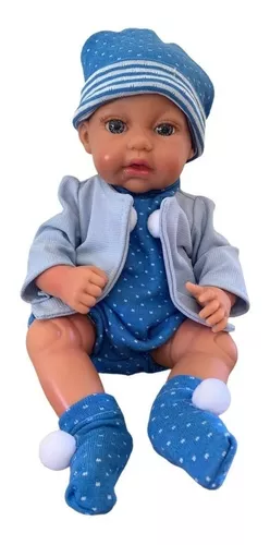 Boneco Bebê Boutique Dolls Reborn Menino - Super Toys - Kidverte