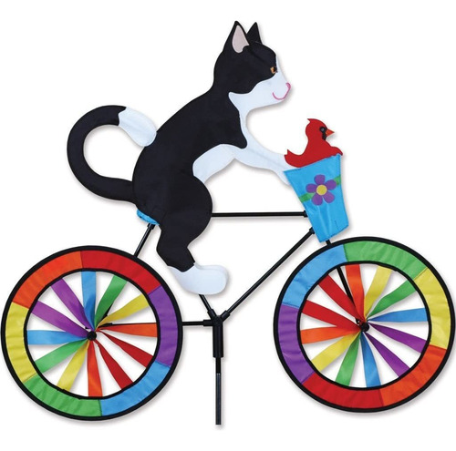 Bike Spinner  Tuxedo Cat