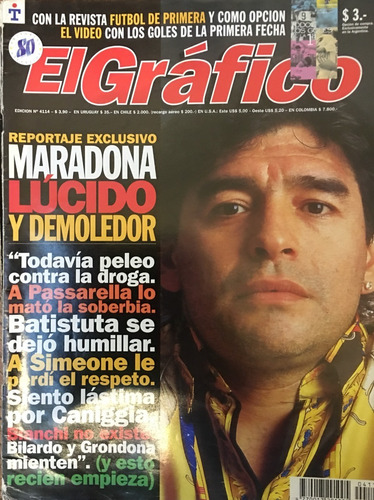 El Gráfico, N° 4114  Revista Fútbol Argentino, Cb
