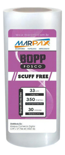 Bopp Anti-risco Scuff Free Fosco P/ Laminação 33x350m Marpax