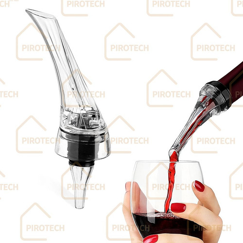 Aireador Oxigenador De Vino Profesional Con Pico Vertedor Decantador Instantáneo Para Botellas Mejora Aroma Y Sabor Accesorio Sommelier Ideal Para Regalo O Cocina Gourmet