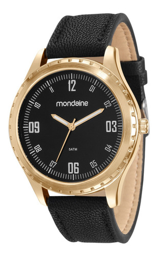 Relógio Mondaine Masculino 83352gpmvdh2 Couro