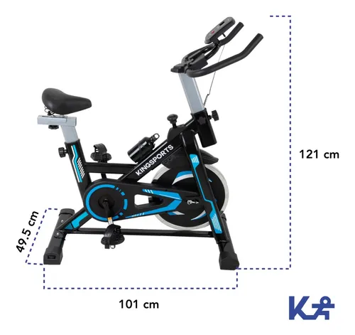 Bicicleta Fija 13 Kg Est tica Para Spinning Cardio Fitness Color