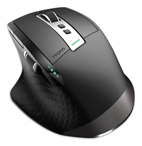 Mouse Inalambrico Ergonomico Bluetooth Negro | Rapoo Mt750s