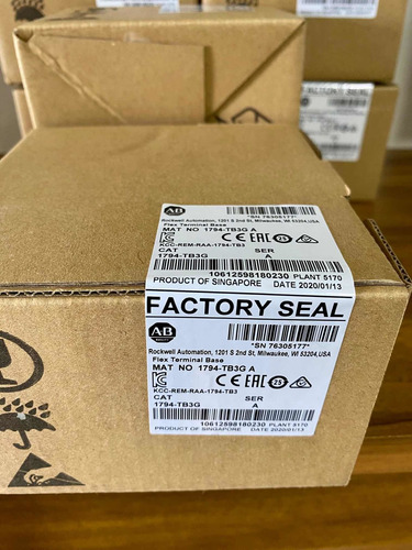 1794-tb3g Flex I/o Base 3 Fios Aterrados Clp Allen-bradley