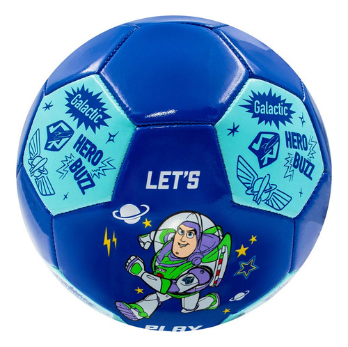 Balón De Fútbol No. 3 Voit Toy Story Buzz Color Azul Azul