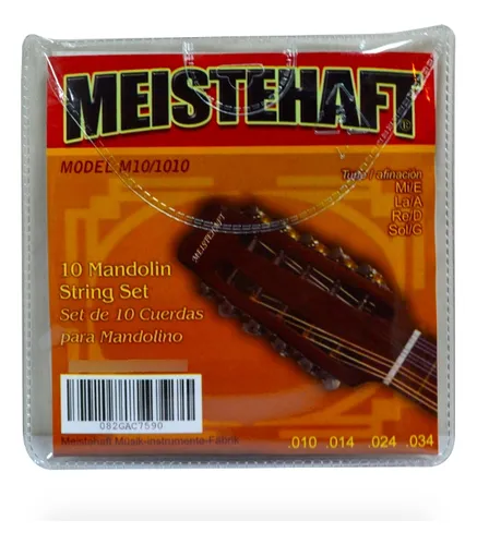 Set De 10 Cuerdas Para Mandolino M10/1010 Meistehaft