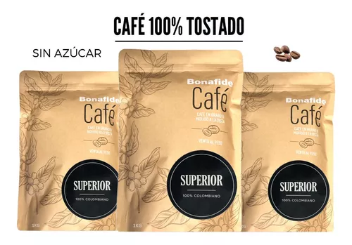 Café en grano molido Sensaciones 1KG - Bonafide, 100 de experiencia
