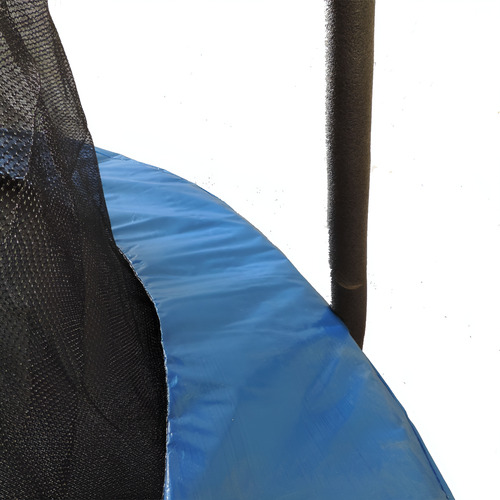 Brincolin Trampolín Infantil 8 Ft 2.40 Mts Diámetro tumbling Homex Azul con cama elástica para niños.