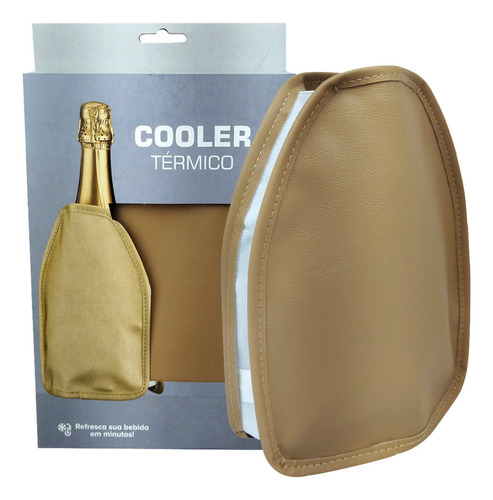 Cooler Térmico Bolsa Térmica Nude Com Gel Vinho Espumante