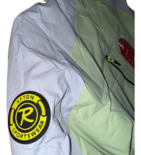 Campera De Nieve Mujer Impermeable Abrigada Verde Lima S Impermeable