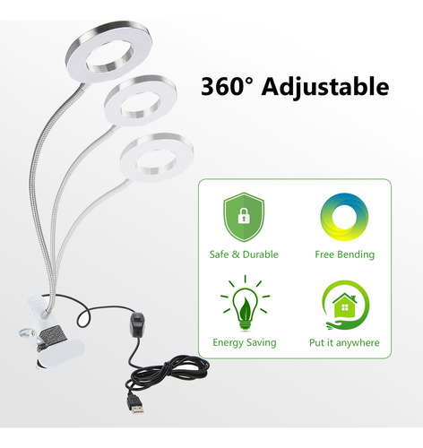 Mesa Gooseneck, Maquiagem Usb, Pinça De Beleza Led, Maquiage