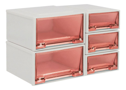 2 :12 Caja De Almacenamiento En Miniatura Casa De Blanco Y