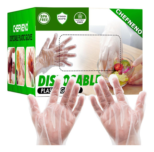 Chefneno 700 Guantes Desechables De Preparacion De Alimentos