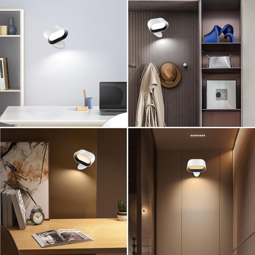 Aisuo Juego De 2 Lamparas De Pared, Luz Tactil Y De Control