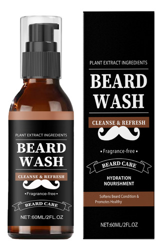 Un Limpiador Para El Cuidado De La Barba Para Hombres, Suave
