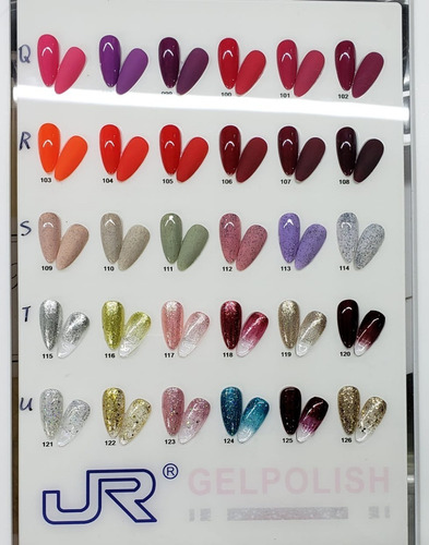 Imagen 1 de 3 de Gel Jr 6pcs 12ml Semipermanente 3 Pasos Uñas Acrilico 8a-122
