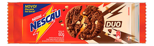 Biscoito Cookie Nescau Duo Nestlé Pacote 60g