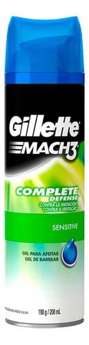 Gel Gillette Mach3 Complete Defense Sensitive 198g