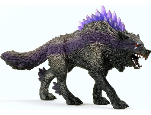 Monstruo Lobo Sombra Schleich 42554 Con Abrigo Púrpura