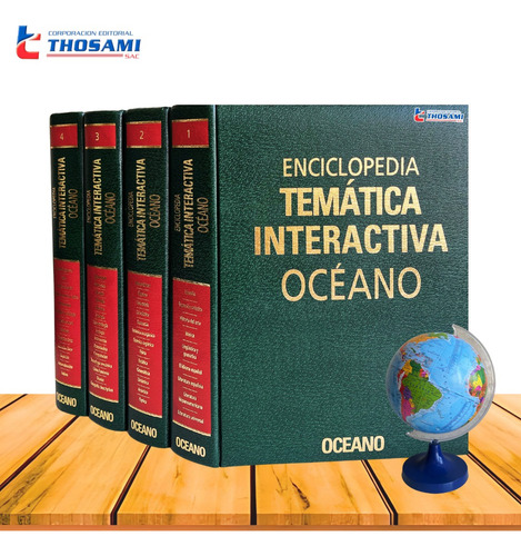 Enciclopedia Temática Interactiva Océano 4 Tomos