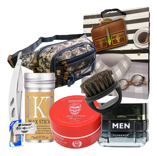 Kit Regalo Sorpresa Banano Barberia Crema Hombres