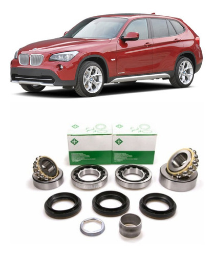 Kit Rolamentos Diferencial Dianteiro Bmw X1 2010-2015 Xdrive