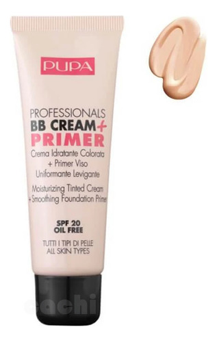 Bb Cream Pupa Profesional Primer + Primer 001 50ml Piel Norm