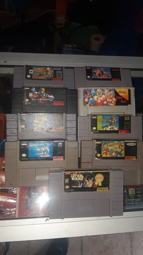 Super Nintendo Juegos Mario Killer Instint Snes Lotes 