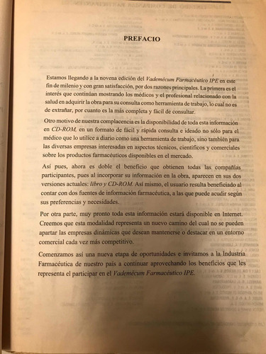 Vademecum Farmaceutico 2000 9a Edición- Sa (Usado)