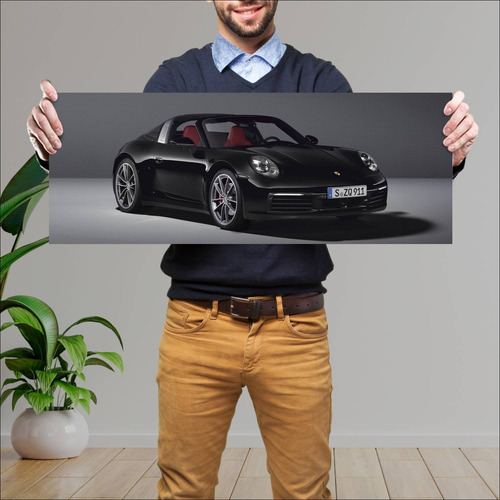 Cuadro 30x80cm Auto 2020 Porsche 911 Targa S 991 354