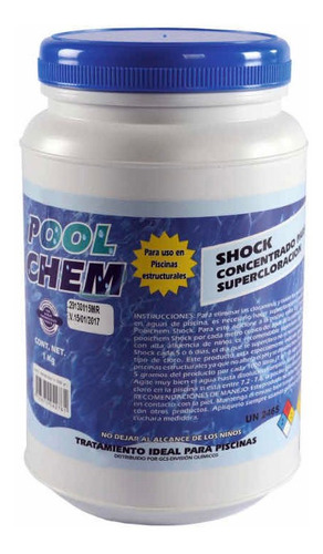 Cloro Piscina Estructural Superclorador Concentrado X1.000gr