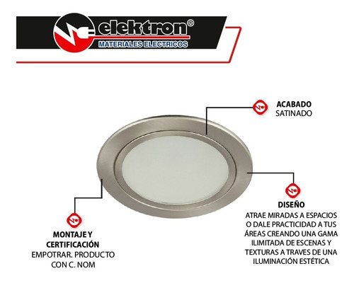 Imagen 5 de 8 de Luminaria Redonda Tecnolite Yd-140/s 50w Empotrable