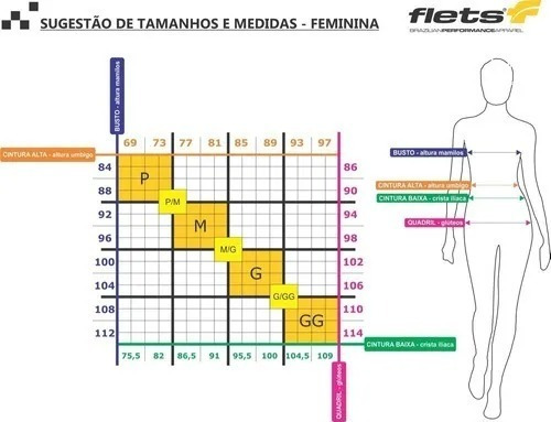 Imagem 2 de 4 de Bretelle Flets Feminino Compressão Basica Cor Preto