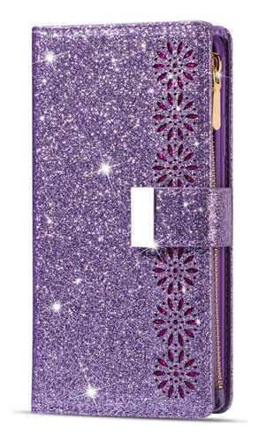 Funda De Piel Para Teléfono Para Samsung S24 Star Zip Wallet