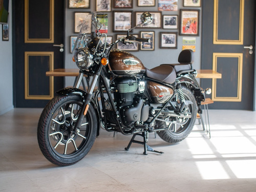 Imagen 8 de 25 de Royal Enfield Meteor 350 Supernova Marrón Reserva Ya
