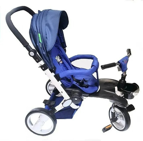 Imagen 3 de 3 de Triciclo Jogger Con Toldo Mickey Azul 147079 003m Premium