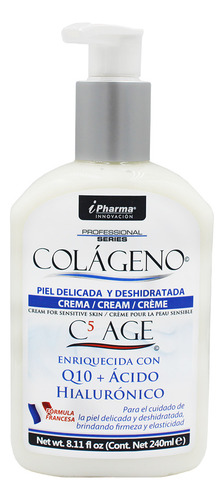 Crema De Colágeno + Ácido Hialurónico + Q10 C5 Age 240 Ml
